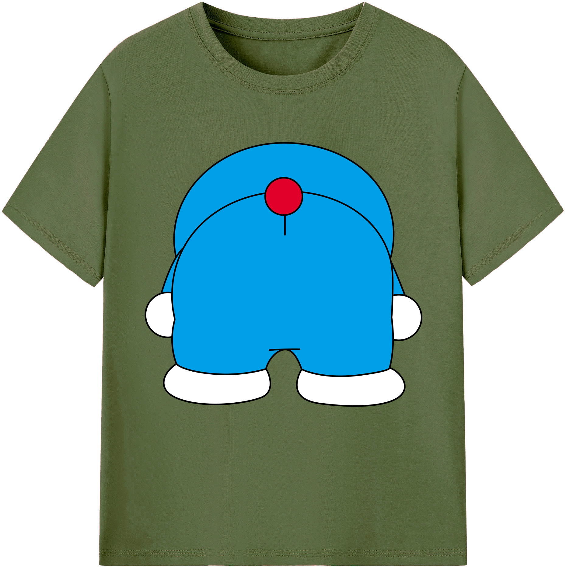 （画像用） ドラえもん Doraemon 綿100％半袖Tシャツ（フロントプリント）